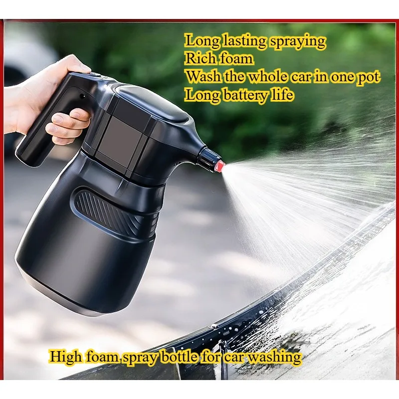 Auto Waschen Elektrische Schaum Spray Kann Lade Druck Luftdruck Auto Waschen Flüssigkeit Wasser Pistole Pneumatische Auto Waschen Werkzeug Image