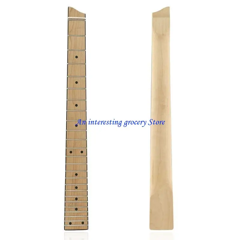 652d Headless E -Gitarre Bass Hals 25 Bund Ahornholz tragbares glattes natürliches Image