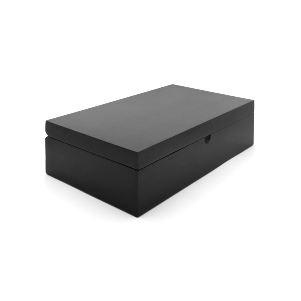 Set tè nero con 6 scatole di tè e cucchiaio