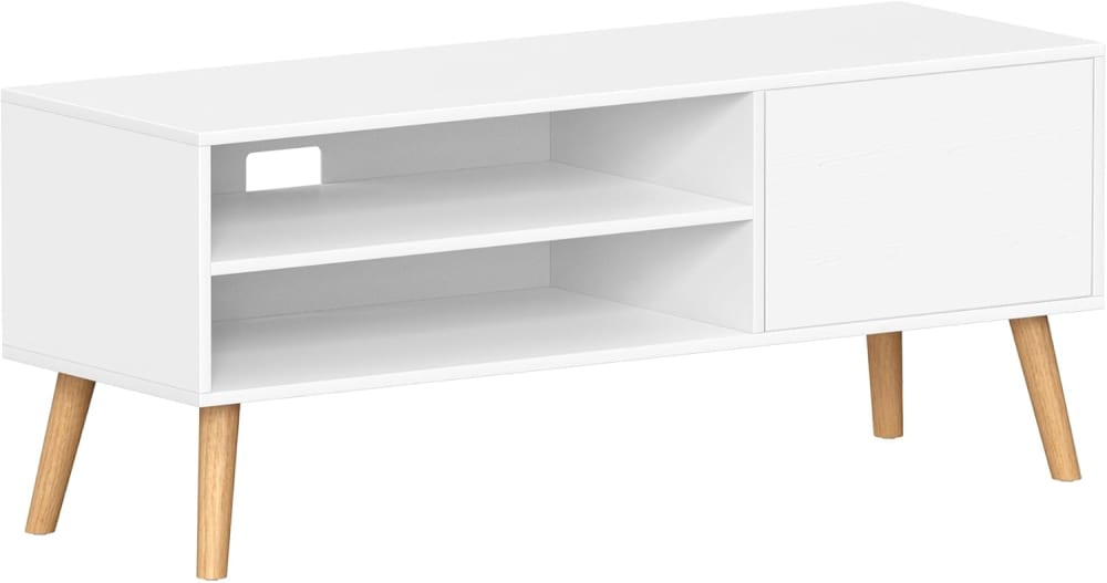 Armadietto stand tv per tv fino a 55 pollici lungo 120 cm bianco