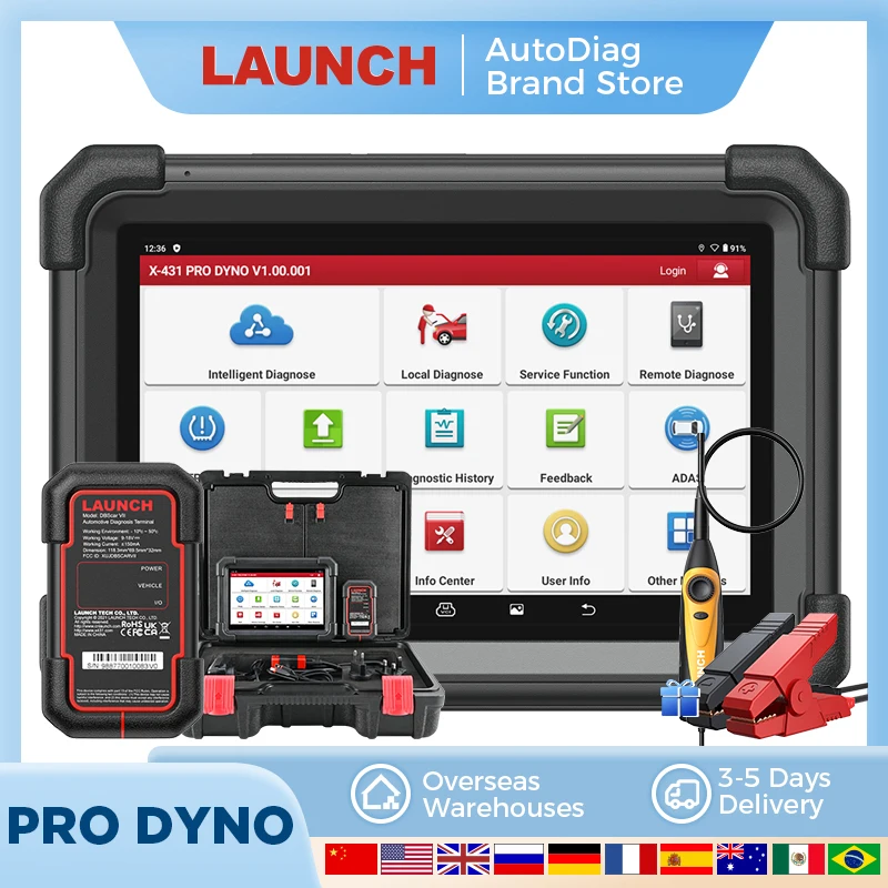 LAUNCH X431 PRO DYNO Autodiagnosetools, OBD2-Scanner-Diagnose, Kfz-Auto-Scanner, Auto-Scanner, Diagnosetools Image