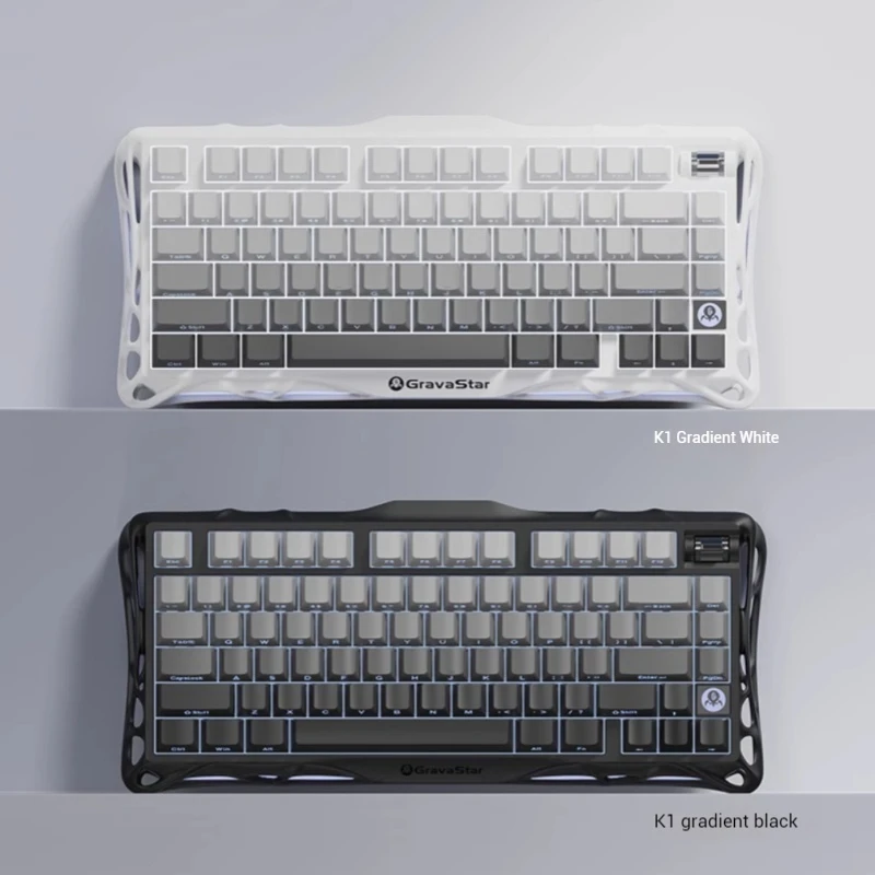 Gravity Planet Breaks 75, mechanische Tastatur K1, maßgeschneiderte kabellose Bluetooth-Gaming-Video-Computerperipheriegeräte im dritten Modus Image
