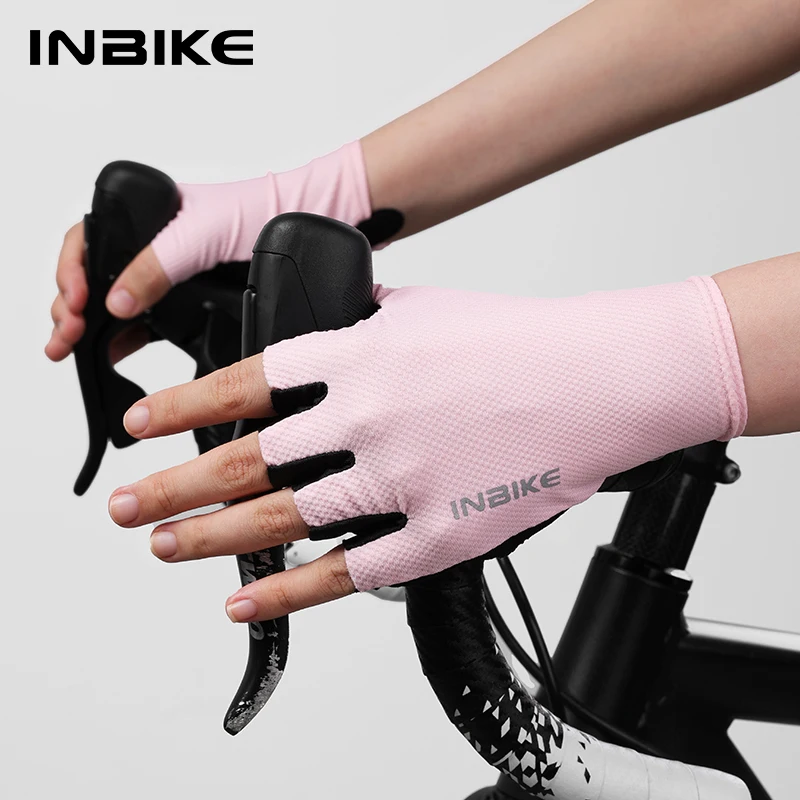 INBIKE-Gants demi-doigt de cyclisme pour homme, accessoires de sport respirants, VTT, salle de sport, été, nouveau