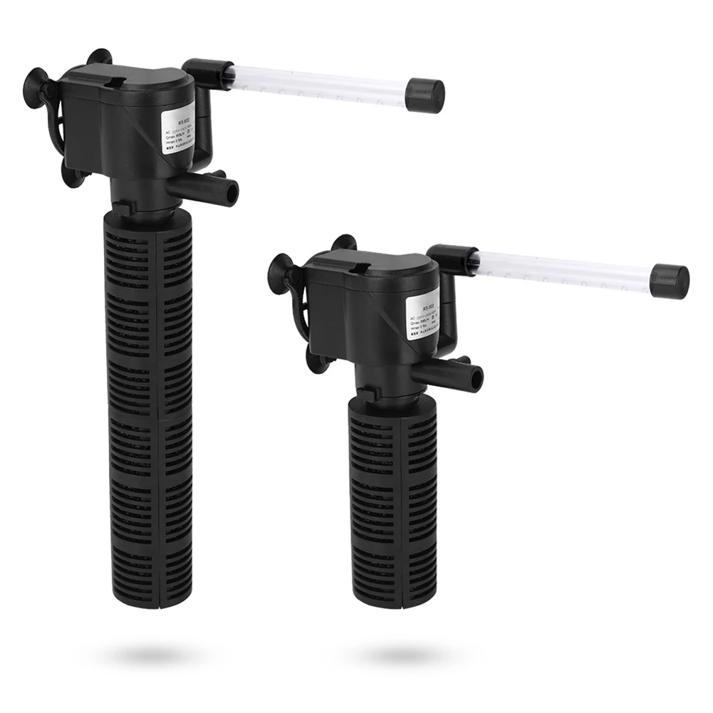3-in-1-Innenfilter für Aquarien, wasserdicht, Mini-Aquariumfilter, Aquarium-Wasserreiniger, Aquarium, Luftpumpe, Aquarium-Zubehör