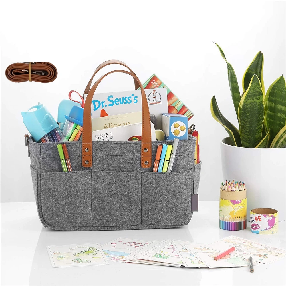 Autos Baby Filz Lagerung Kindergarten Organizer Korb Säugling Windel Tasche mit Griff Caddy Ändern Windel Kinder Lagerung Träger