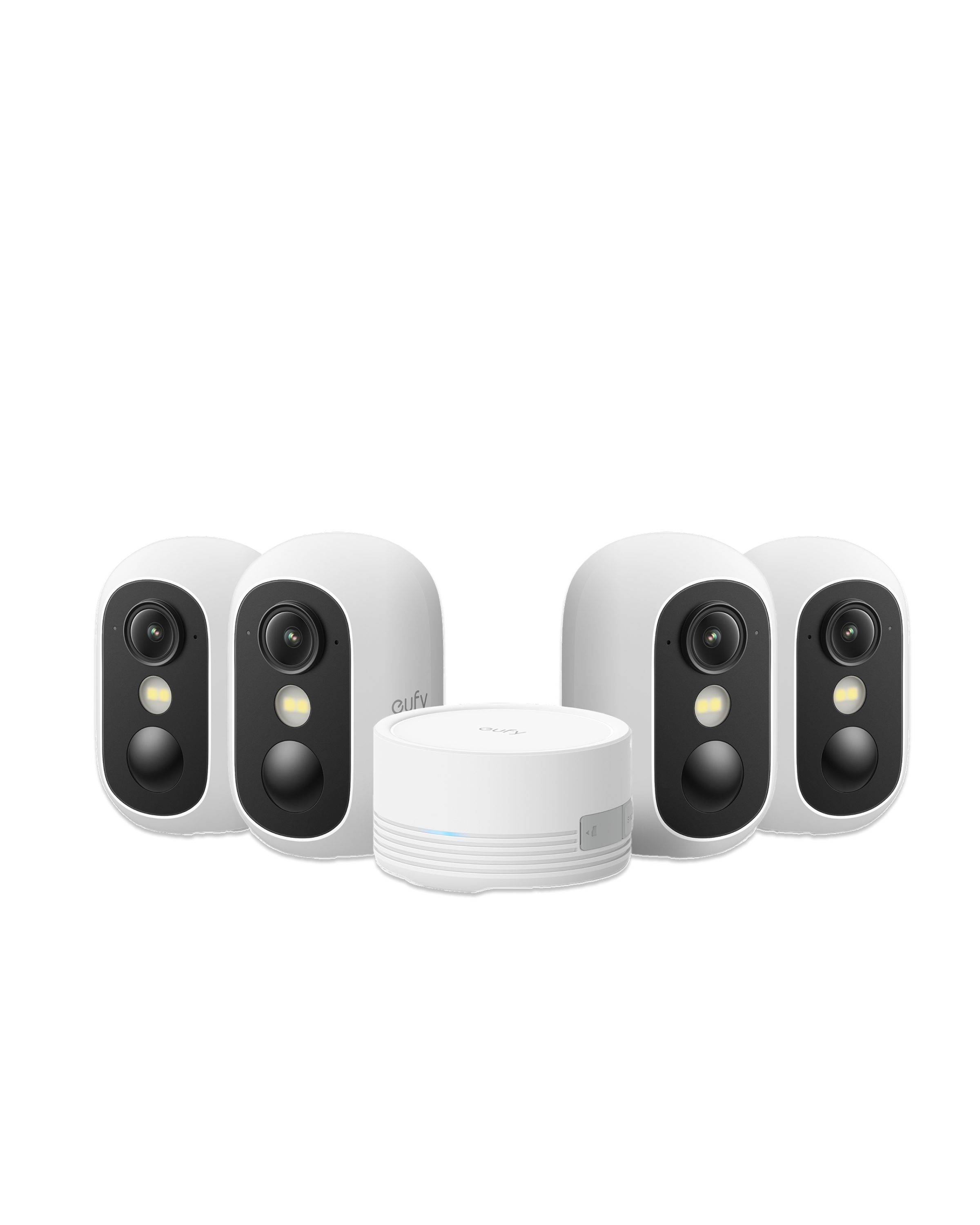 eufyCam C35 4-Cam Kit with HBmini (White)