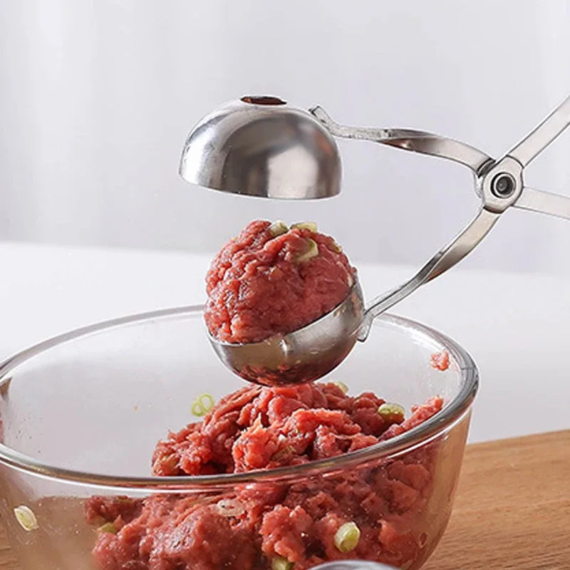 DIY Kitchen Helper Stainless Steel Rice Meat Dumplings Ware Fish Ball Shrimp Ball Rice And Vegetable Roll Diy Kitchen Gadget