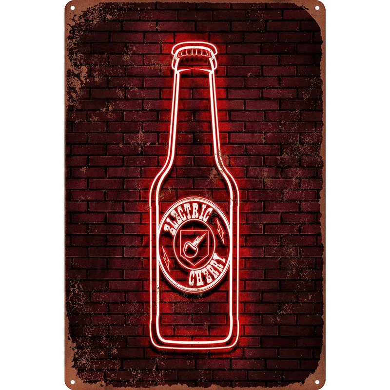 1 Stück Metallschild im Vintage-Soda-Flaschen-Design (20 x 30 cm / 7,87 x 11,81 Zoll): Ein erfrischender Retro-Touch für Küchen, Cafés und Bars Image