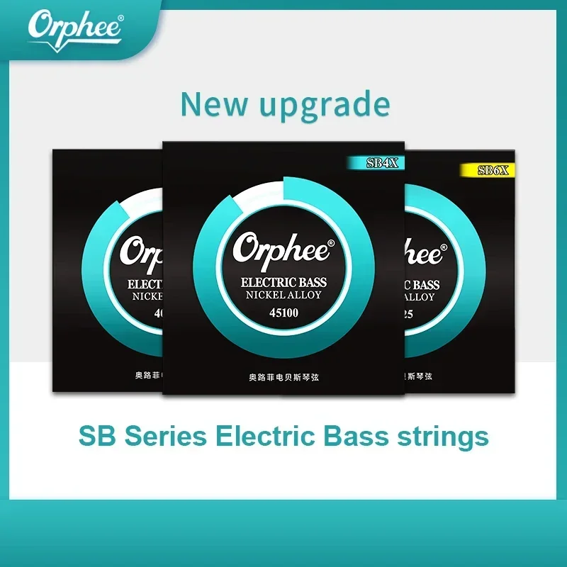 Orphee Elektrische Gitarre Bass Saiten High Carbon Stee Sechseckigen Kern Nano Rostschutz Beschichtung Bass Saiten Gitarre Teile Zubehör Image