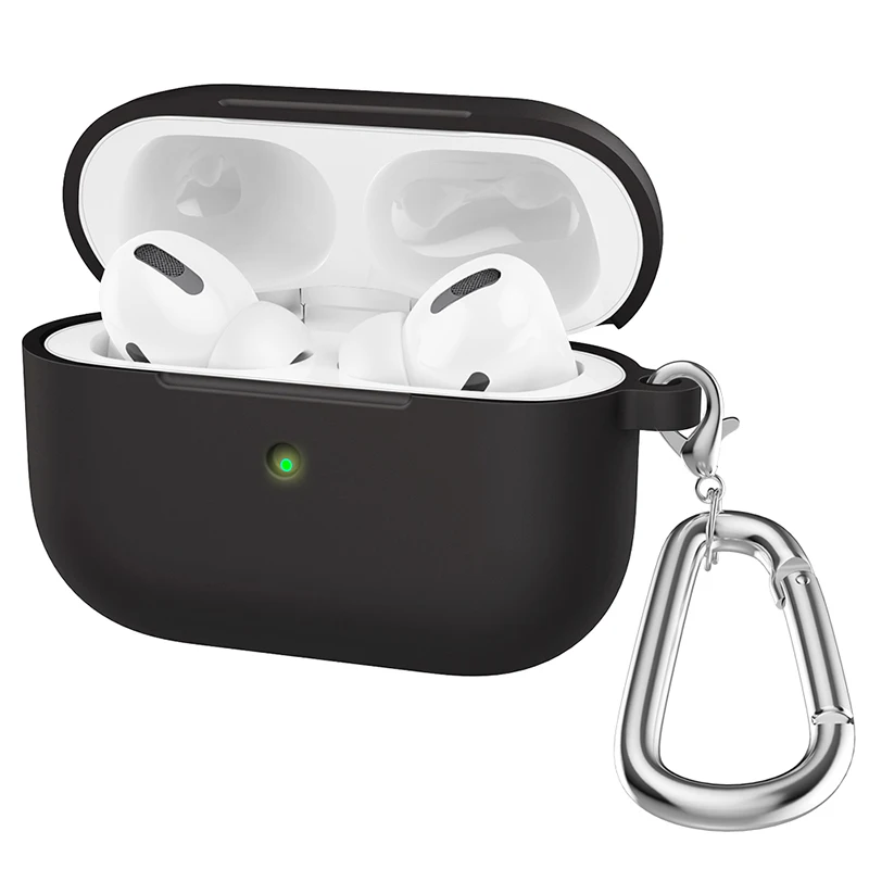 Silikonhülle für Apple AirPods Pro 1, Headset-Hülle für AirPods Pro 1, Ladetasche, kabellose Bluetooth-Kopfhörer-Schutzhülle Image