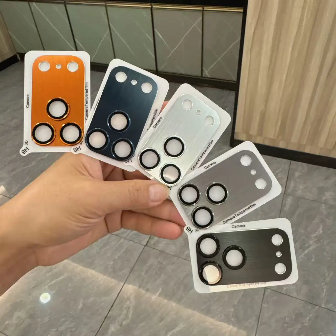 1Set Volle Abdeckung Metall Kamera Schutz Glas Für IPhone 17 Pro Max Objektiv Abdeckung Glas Für IPhone 17 Air Objektiv metall Ring Film Image