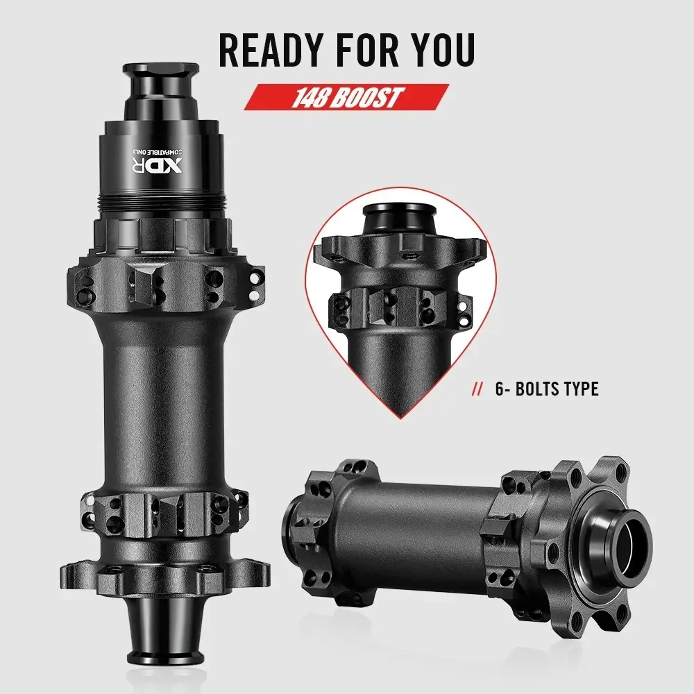 Jawbone MTB Fahrrad Nabe Ratsche Naben 6 Bolzen Boost 12*148/15*110 MM HG/MS/XD Freilauf Mountainbike Naben Reiten Radfahren Teile Image