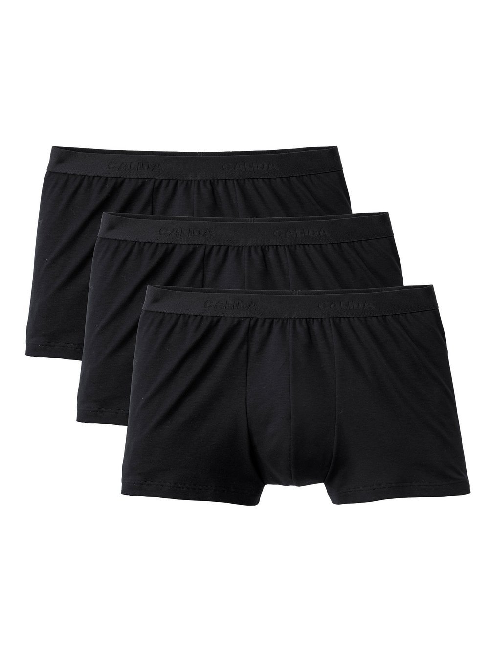 Calida Boxershort 3er Pack Herren schwarz, 52-54 Image
