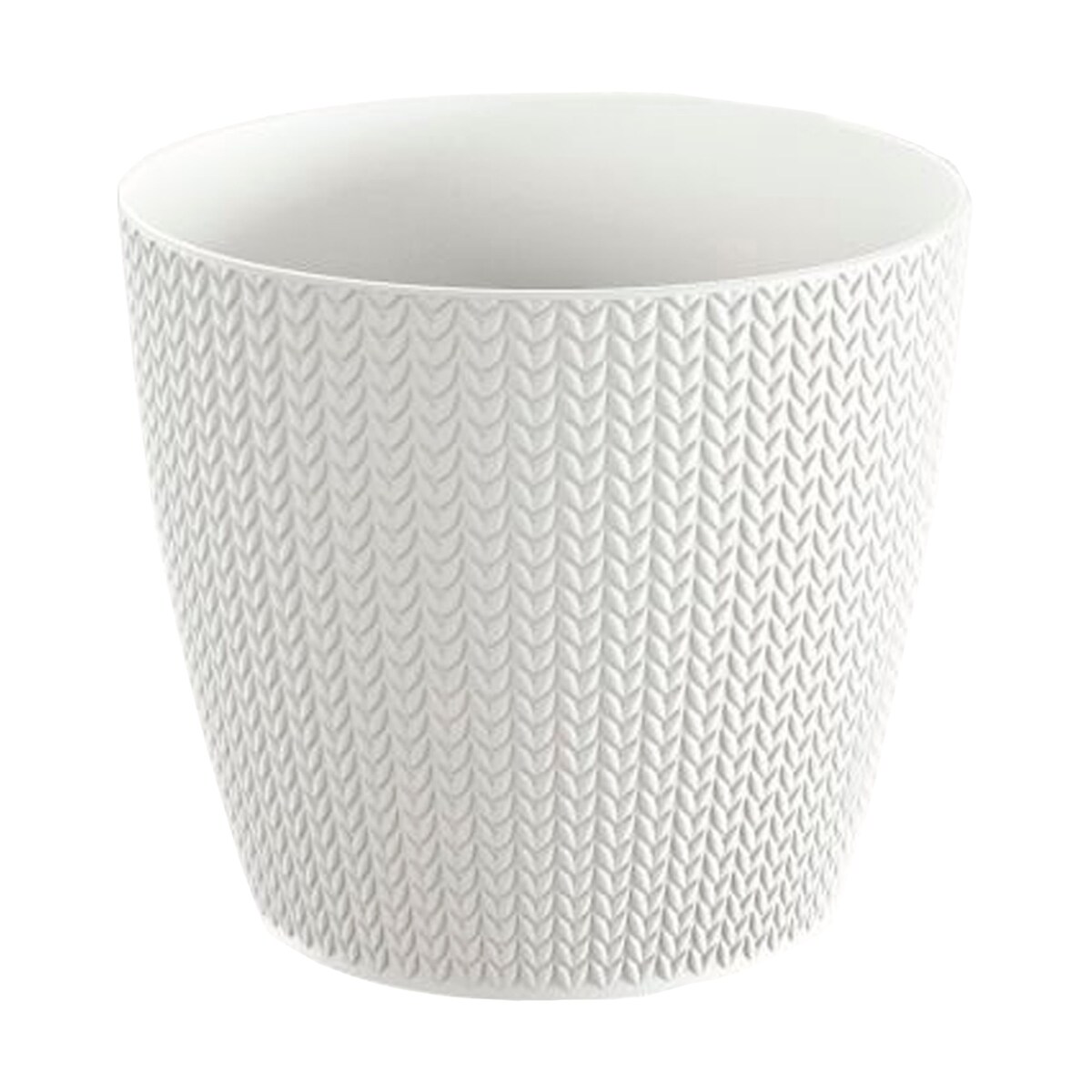 Prosperplast - WHEATY 3,5-Liter-Topf – 18,9 x 18,9 x 16,7 cm in Weiß farbe Image