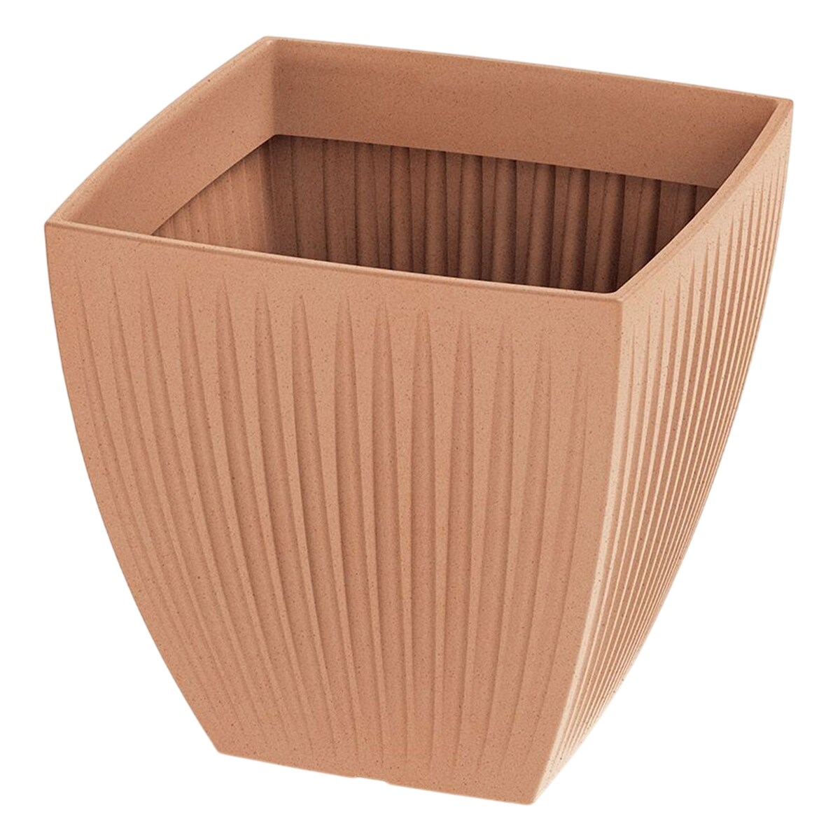 Prosperplast - Blumentopf aus rotationsgeformtem Kunststoff 130L Ø60x58cm in farbe Terrakotta - Latia Square MIDL ETHICK Image