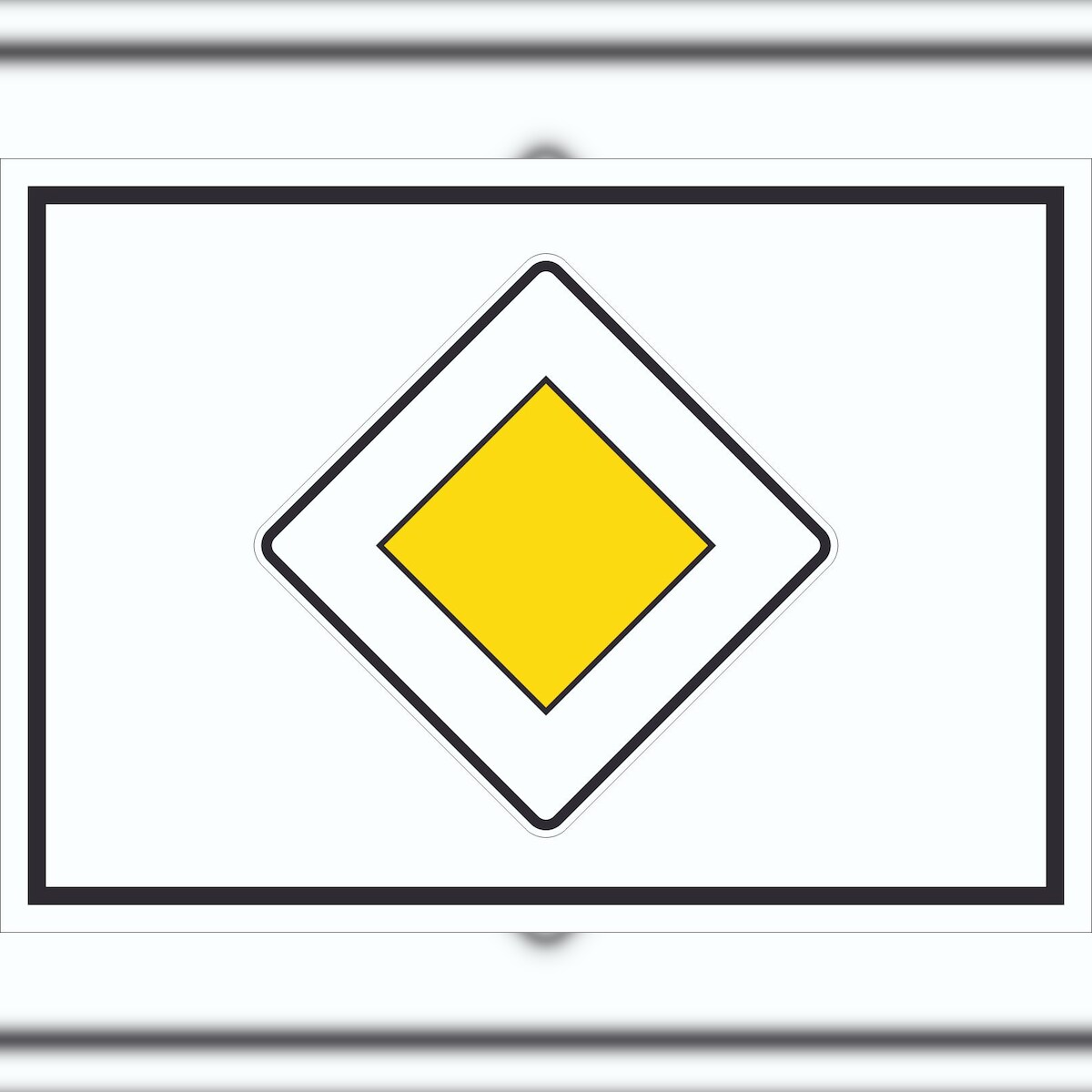 HB-Druck Vorfahrtstraße Symbol Schild A3 (297x420mm) Image