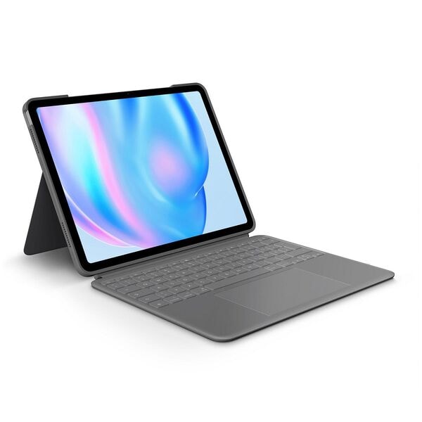 Logitech Tablet-Tastatur »Combo Touch« Oxford Gray, 25.2x1.51x18.9 cm Image