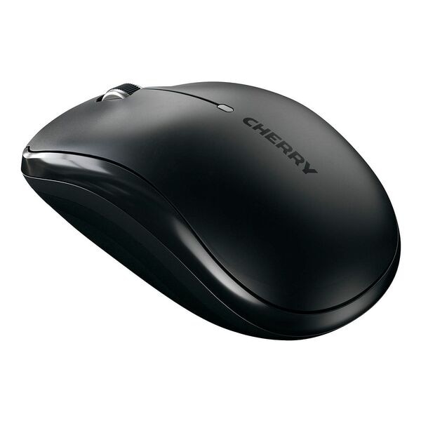 Cherry Kabellose Maus MW 2200 schwarz schwarz, 10x3.8x6 cm