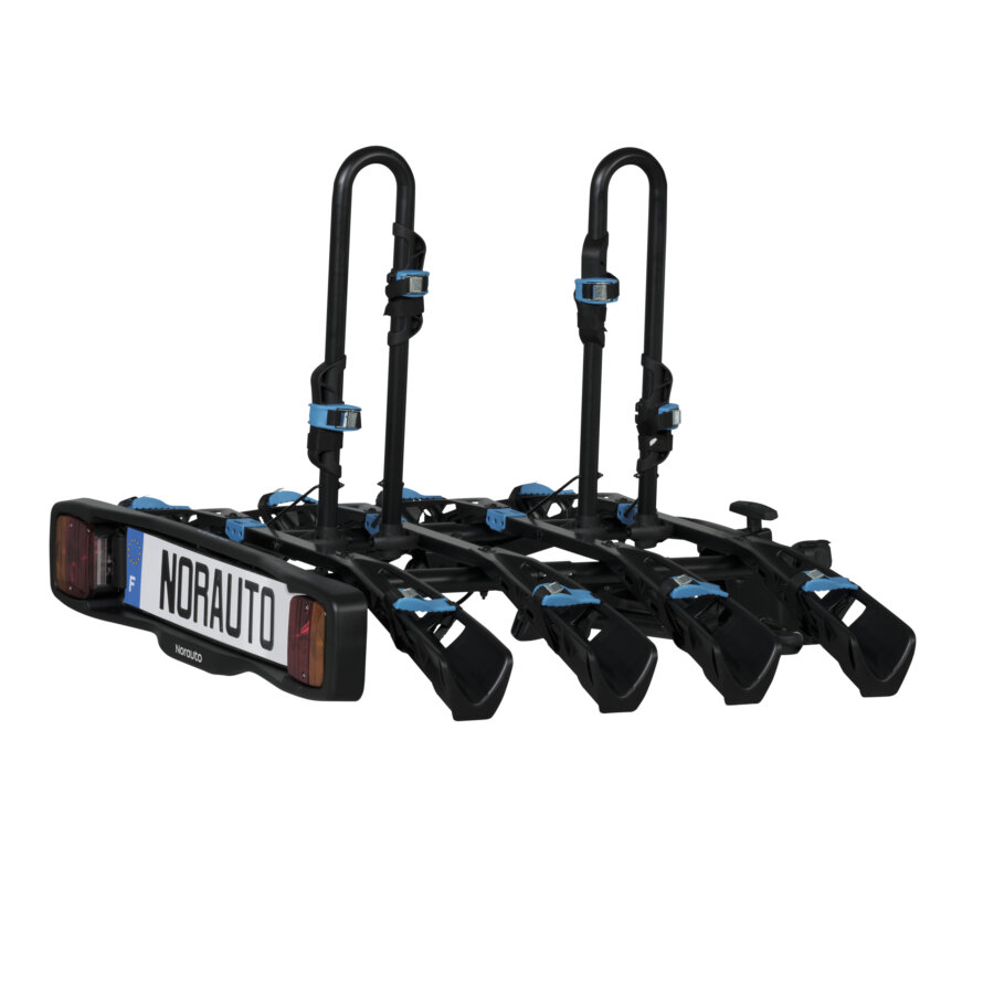 Porte-vélos Sur Attelage Norauto Deck 100-4 Pour 4 Vélos