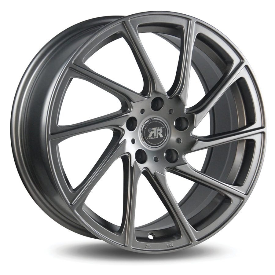 Jante Alu Racer Turn 18 Pouces - 8x18 5x108 Et45 Gris