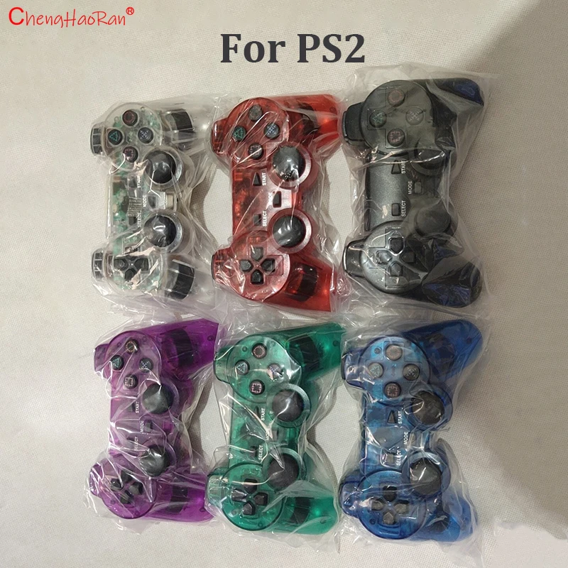 1PC Für PS2 Konsole Joypad USB PC Spiel Controle Wireless Controller 2,4G Gamepad Dual Vibration Joystick