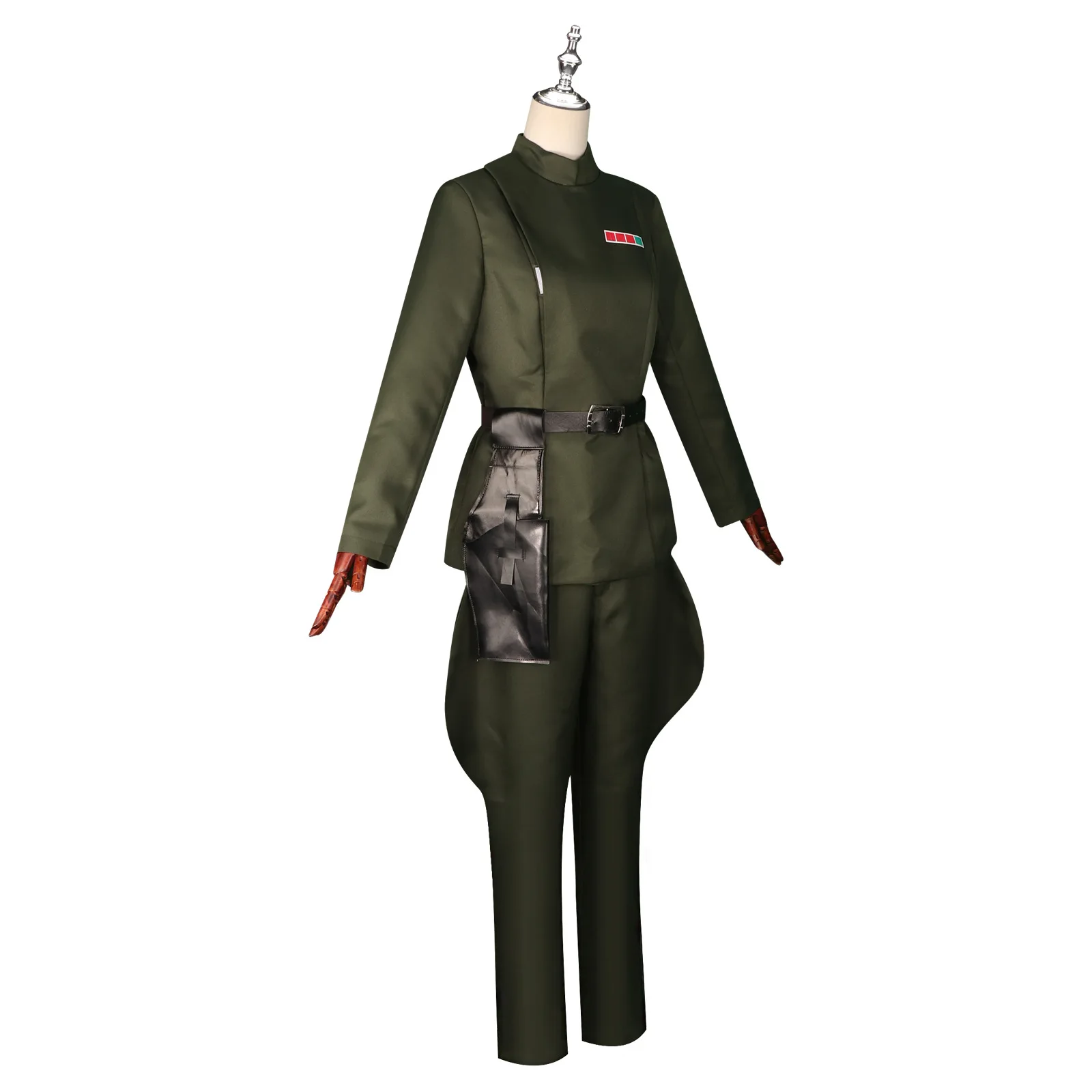 Imperial Officer Cosplay Top Hose Hut Gürtel Handschuhe Kostüm Erwachsene Frau Roleplay Fantasia Outfits Halloween Anzug Image