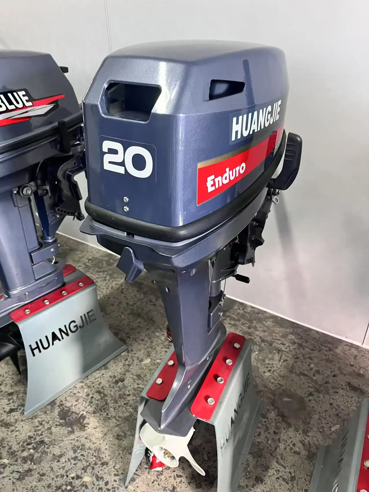 DDP Huangjie 2-Takt 20PS Bootsmotor Außenbordmotor Bootsantrieb Kompatibel mit YA-MA-HA 6B4 ENDURO für Fischer Image