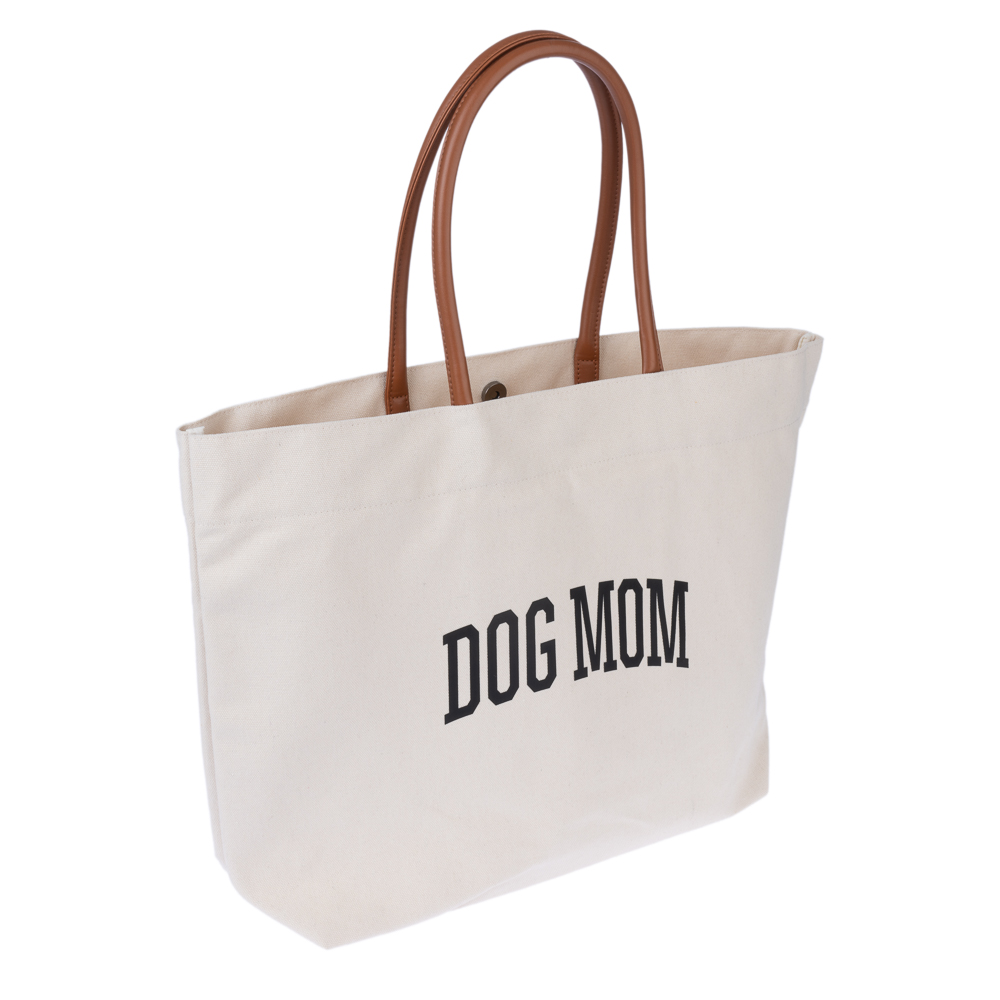 TIAKI sac à provisions en toile "Dog Mom" pour les amoureux des animaux