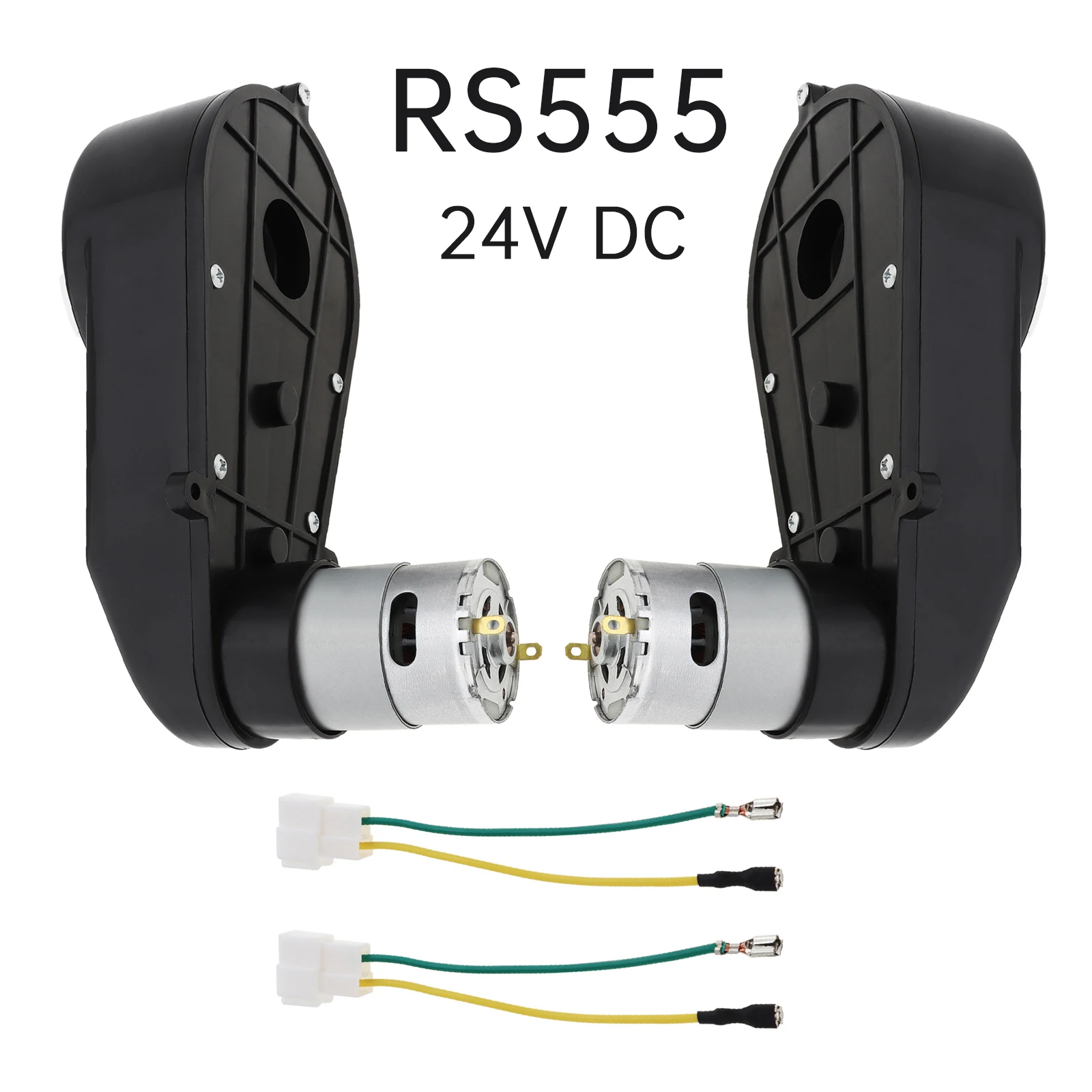 2 stücke RS555 Kinder Fahrt Auf Spielzeug Auto Motor Getriebe 24V 18000-40000RPM Auto Räder Getriebe high Speed DC Motor für Fernbedienung Auto Image