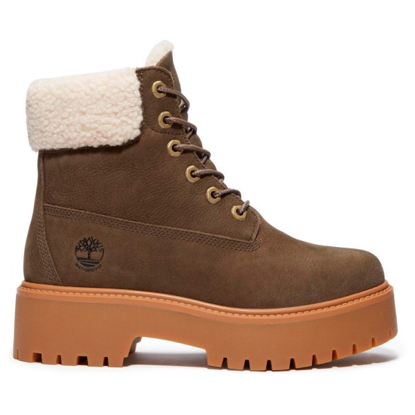 Timberland - Women's Stone Street Mid Warm Lined WP Boot - Winterschuhe 41,5 | EU 41 braun