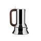Alessi 9090/1 - Design Espresso Coffee Maker, Aluminum Body, Thermoplastic Resin Handle and Knob, 1 Cup