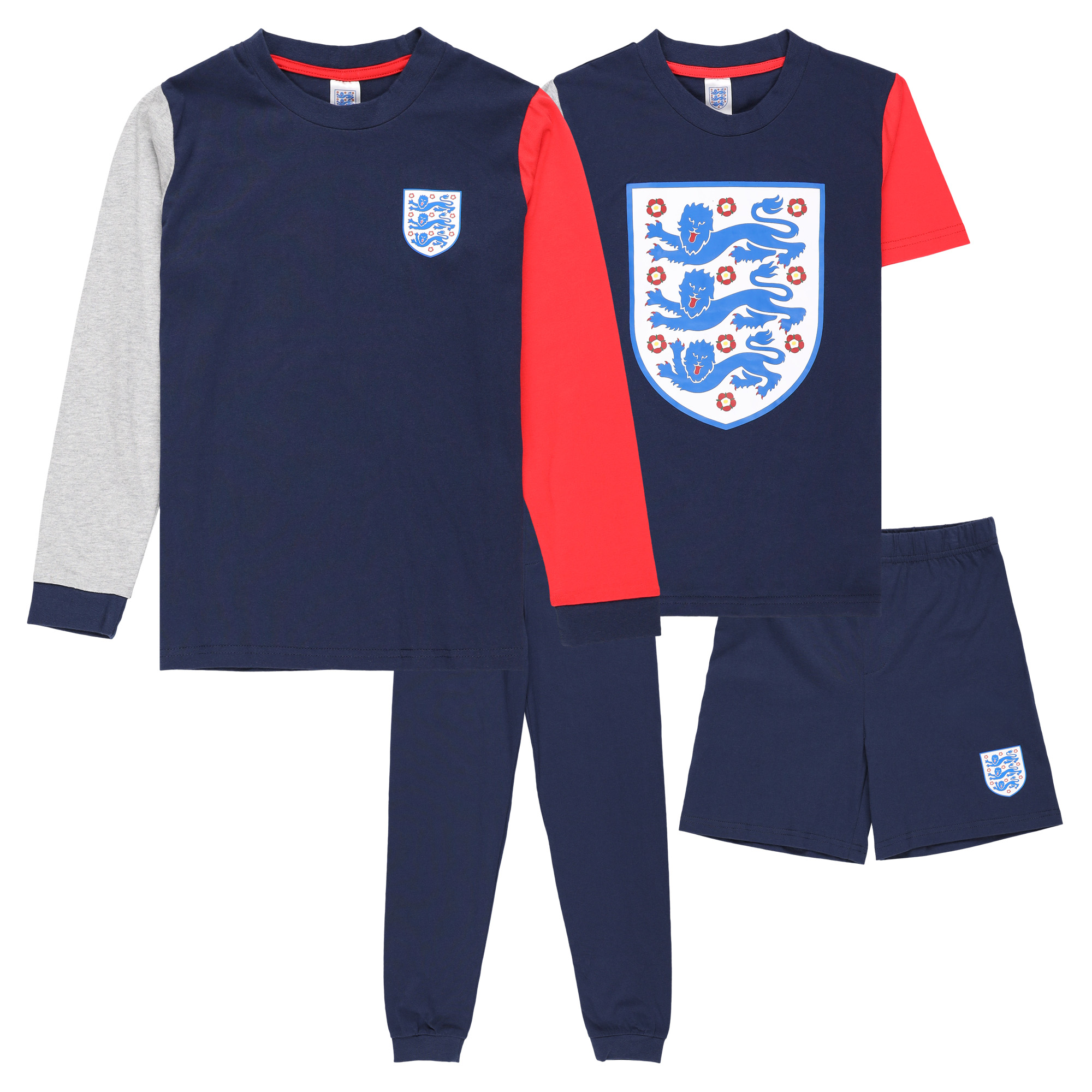 England Pyjamas im 2er-Pack – Marineblau – Kinder Image