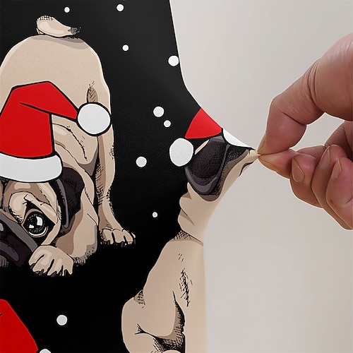 Weihnachtsstuhl-Sitzbezug, Feiertags-Schonbezug für Zuhause, Büro oder Esszimmerstuhl Image