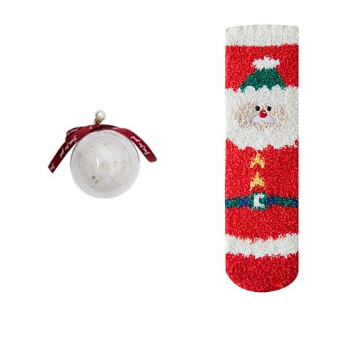 Damen Crew Socken Dicke warme Wintersocken Weihnachten Outdoor Täglich Tiermotiv Polyester Vlies Basic Klassisch Lässig Warm 1 Paar Image