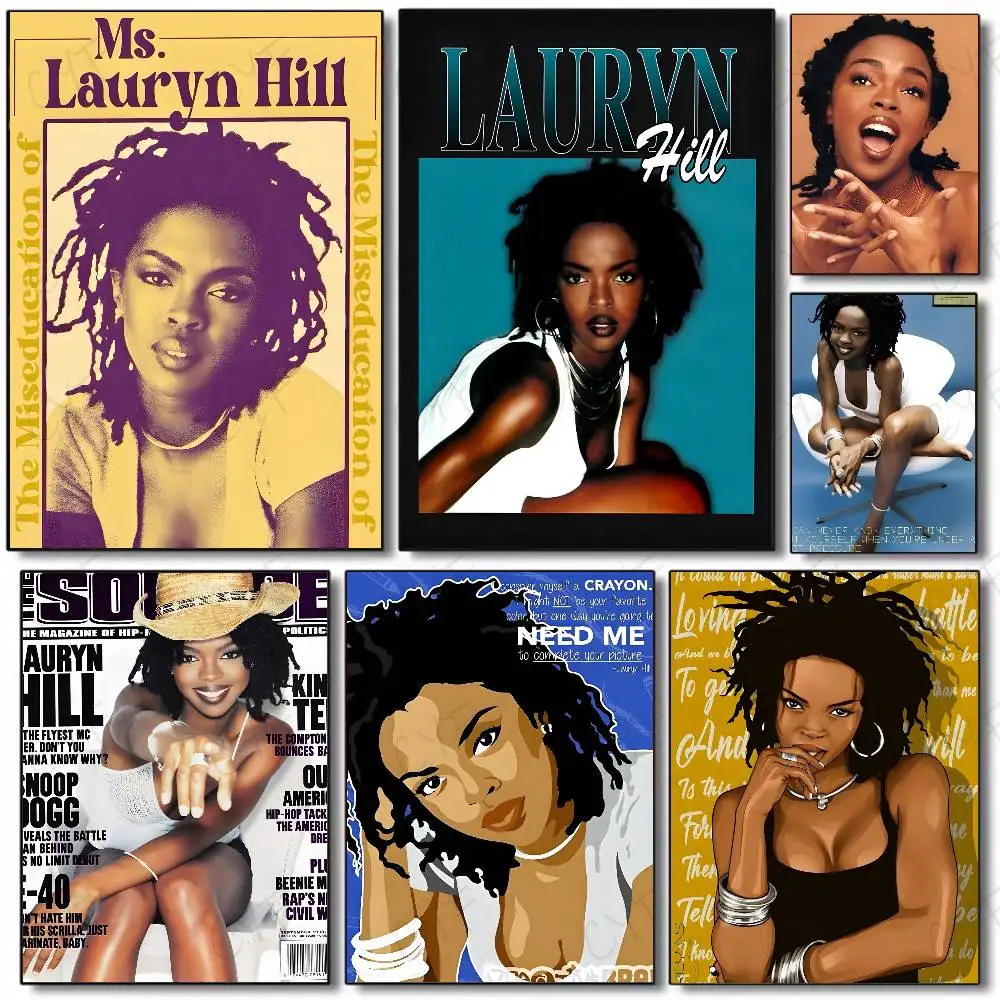 Lauryn Hill Poster Kunstmalerei Poster mit Drucken Zuhause Schlafzimmer Wohnzimmer Dekoration Geschenk Image