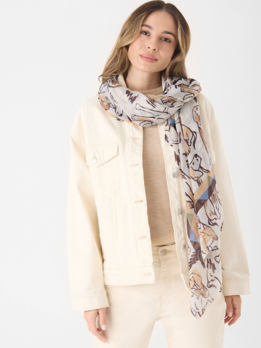Codello Schal Damen beige, ONE SIZE Image