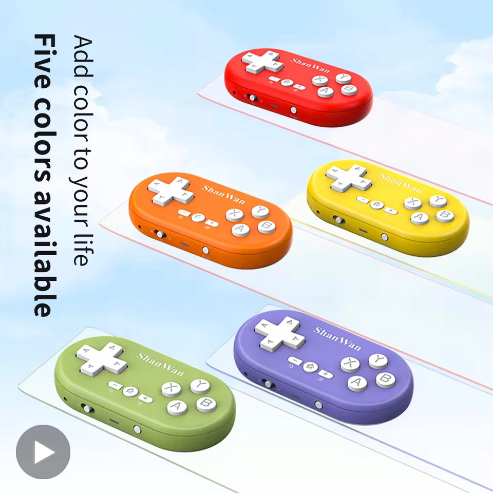 Mini Gamepad Gaming Control Bluetooth Für iPhone Android PS4 PS3 Schalter Xbox Mobile IOS PC TV Controller Wireless Game Pad Telefon