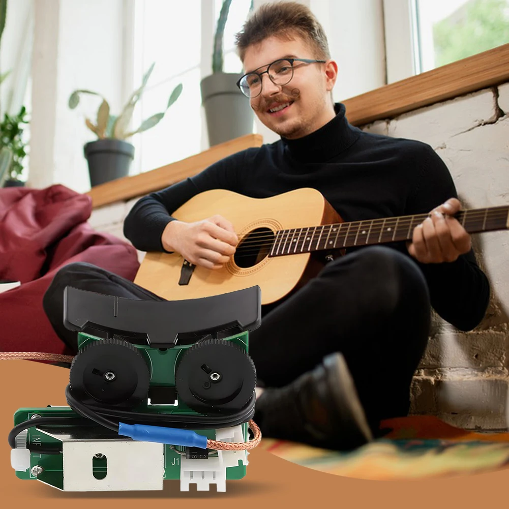 VT1 Akustische Gitarre Pickup System DIY Gitarre Vorverstärker EQ Equalizer Tuner Nagel Pickup für VT1 Klassische Ukulele Akustische Gitarre Image