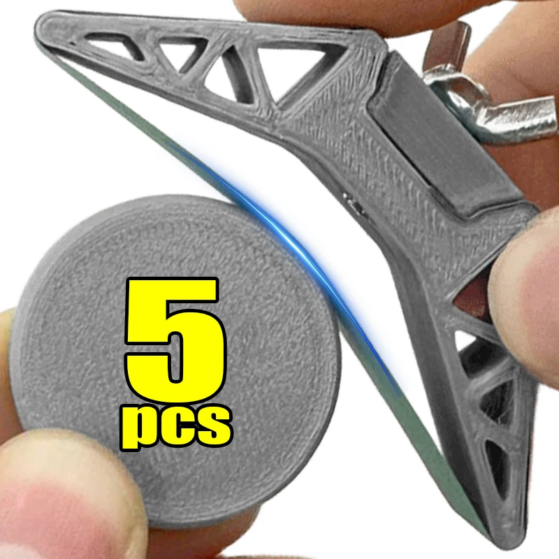 5/1 stücke Modell Gebogene Schleifen Werkzeuge Haltegriff Flache Gebogene Oberfläche Sander Schleifen Polieren Werkzeug Einstellbare Schleifpapier Spannung Körnung Image