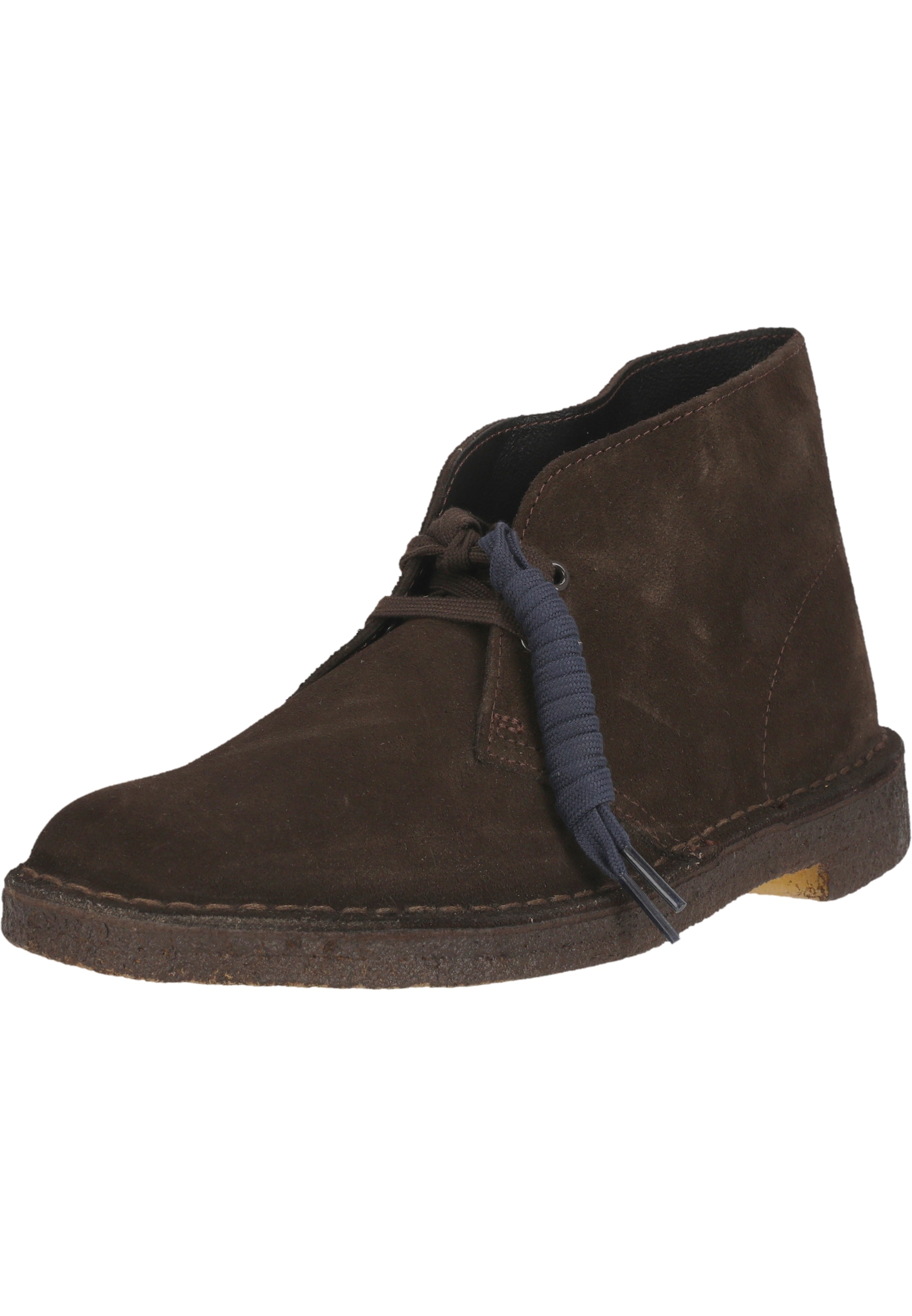 Stiefelette CLARKS "Desert Boot", Herren, Gr. 40, braun, Leder, Schuhe Stiefelette, aus hochwertigem Wildleder
