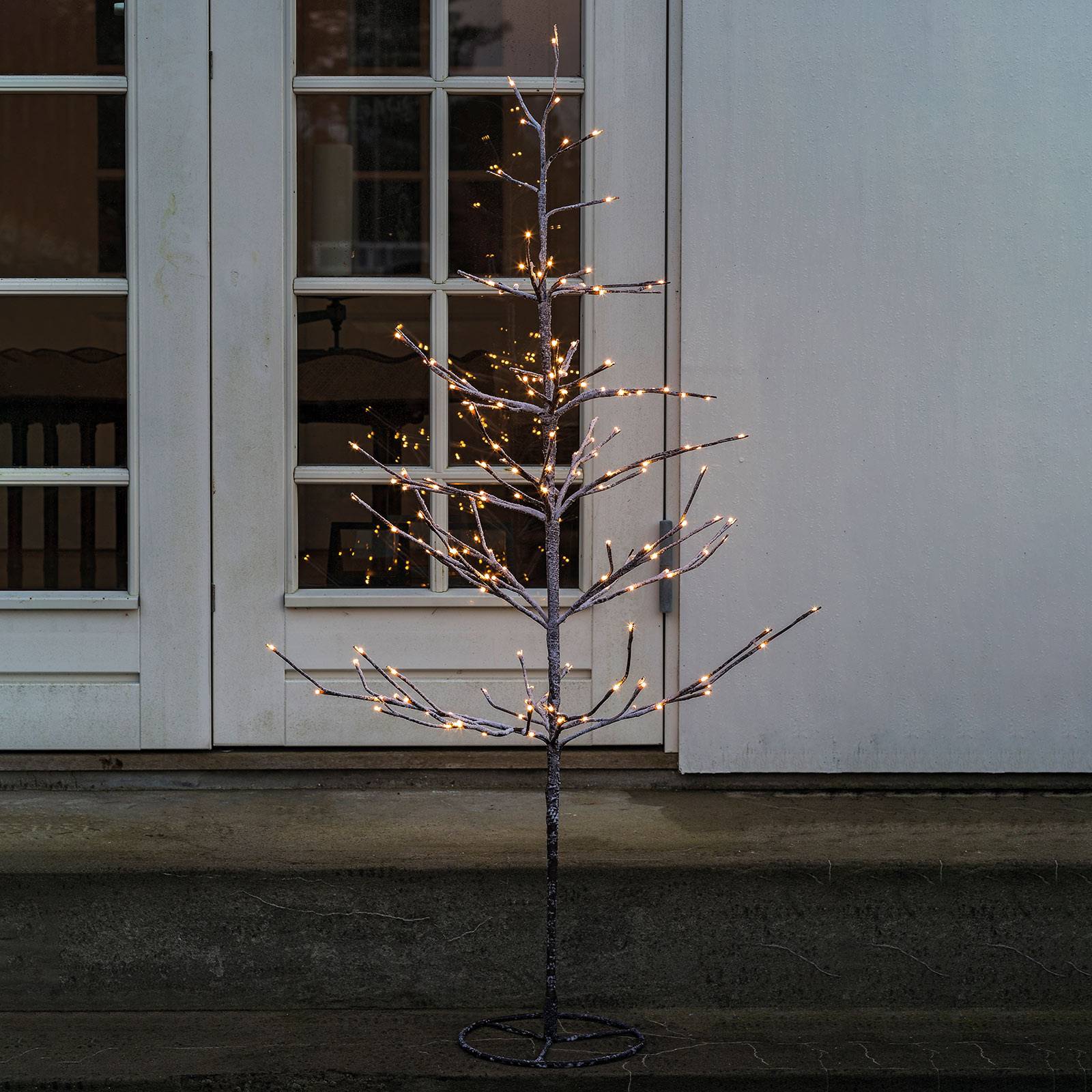 Sirius LED-Baum Alex im verschneiten Look, Höhe 120 cm, Kunststoff