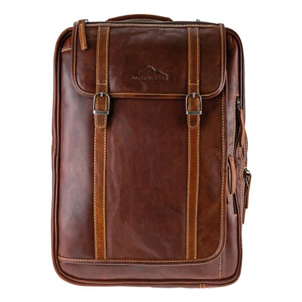 Alpenleder Tasche ALLGÄU rot, 44x35x16 cm Image