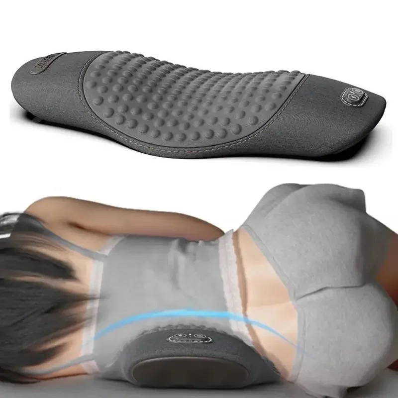 Taille Kissen Bett Schlafen Taille Schutz Pad Elektrische Massage Liegen Flache Taille Schmerzen Taille Unterstützung Heizung Vibrierende Schlaf Pad