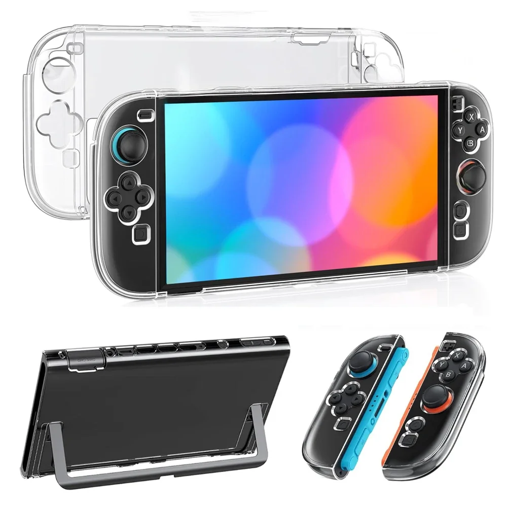 PC + TPU Soft Split Schutzhülle für Nintendo Switch 2 Joystick Controller Clear Cover Skin Protector für Switch 2 Zubehör Image