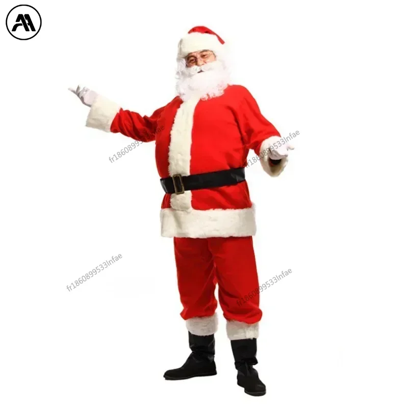 Weihnachtsmann-Kostüm – festliches Cosplay-Outfit für Halloween- und Partyauftritte Image
