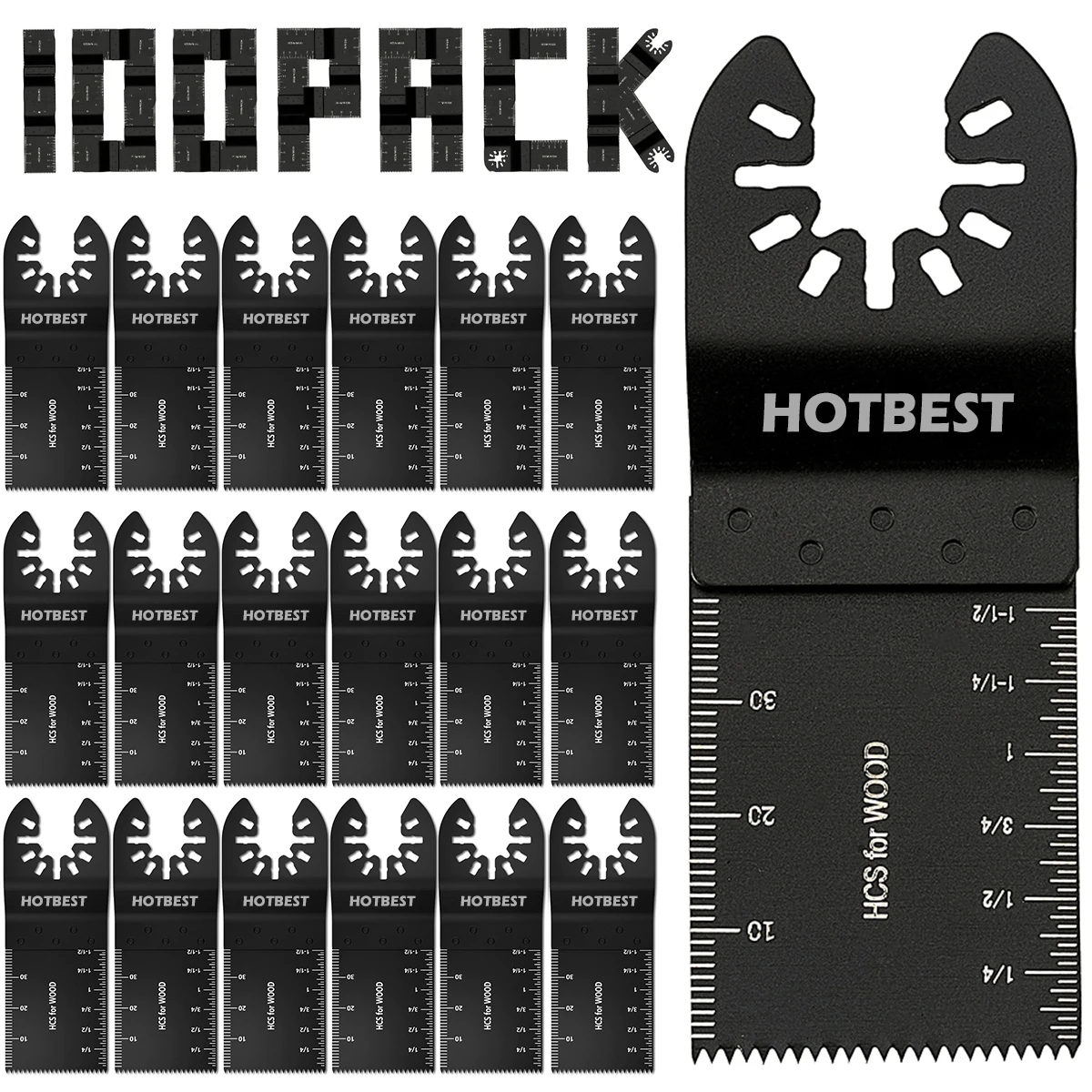 Multitool Klingen Oszillierende Sägeblatt Mix Quick Release Oszillierende Werkzeug Renovator Cutter Für Holz Metall Schnelle Schneiden Klinge Image