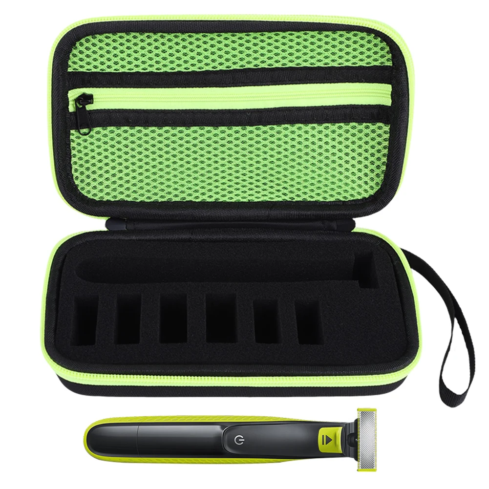 Tragetasche, elektrischer Trimmer, Rasierer, Reiseetui, tragbare Aufbewahrungstasche für Philips OneBlade und Zubehör Image