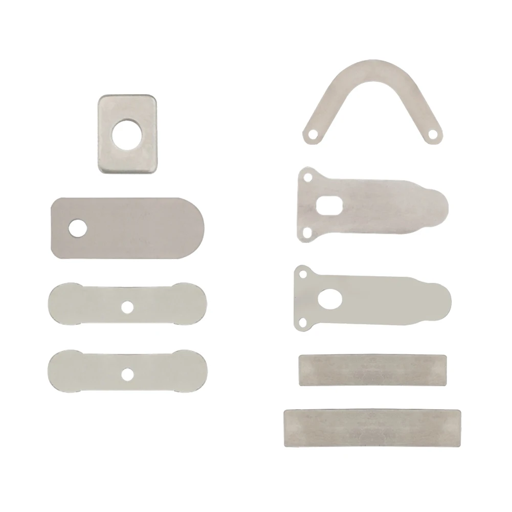 10pc Ventil Platte Stille ÖlFreies Luft Kompressor Pumpe Kopf Ventil Platte Pneumatische Ventil Platte Gürtel Kolben Maschine Luftpumpe Kopf Teil Image