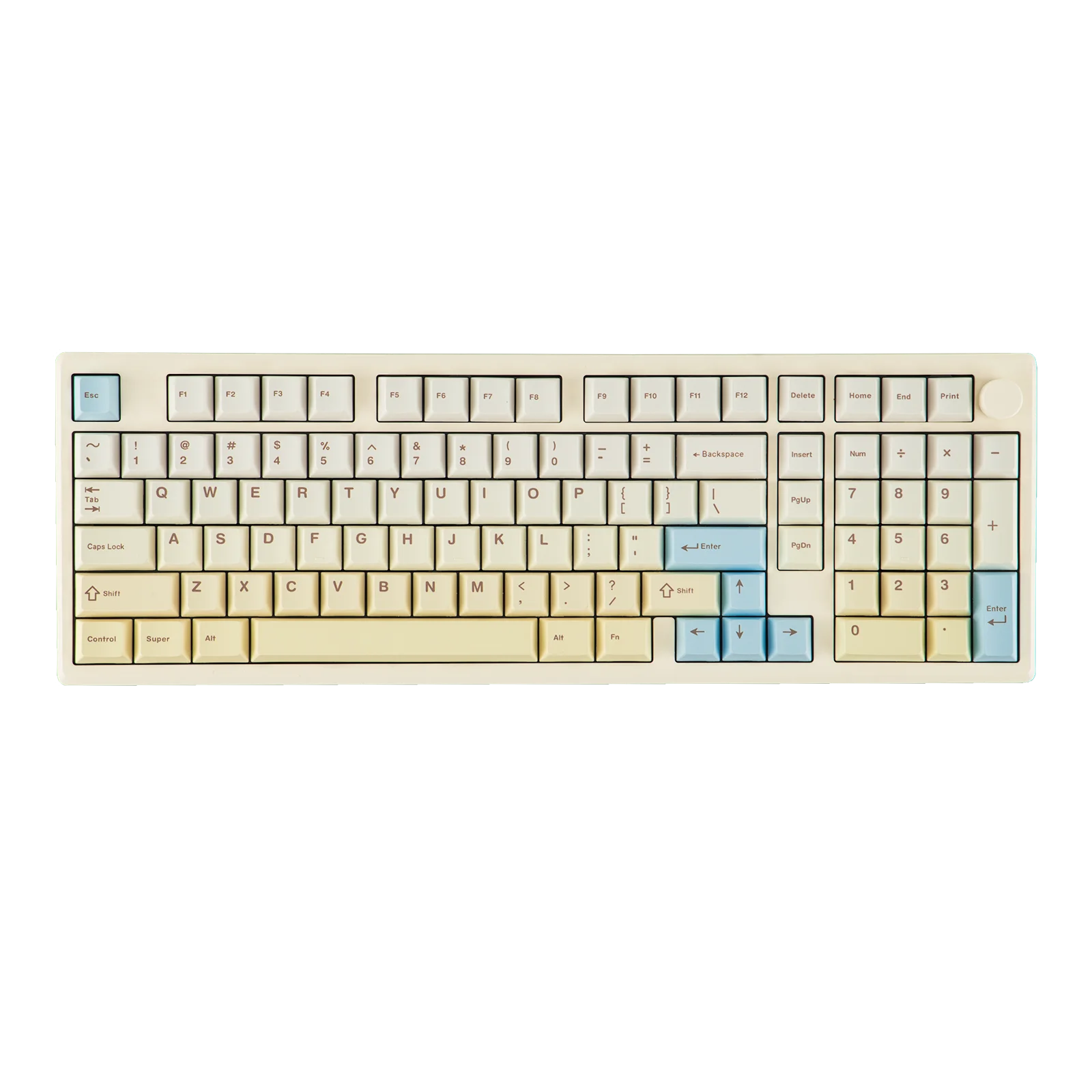 EPOMAKER Galaxy100 Lite QMK/VIA 96 % ANSI US-Layout, Dichtung, Hot-Swap-fähig, kabelgebunden/2,4 GHz/BT, kabellose mechanische Tastatur aus 1800 Aluminium Image