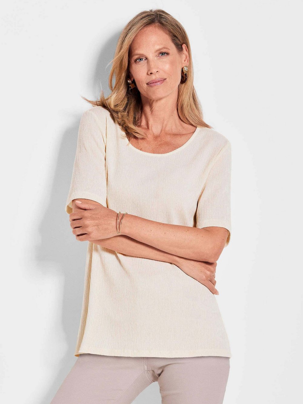 Goldner T-Shirts Damen medium stone, 52 Image